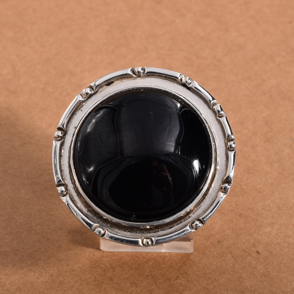 Jewelry - Large Onyx & Sterling 925 Ring